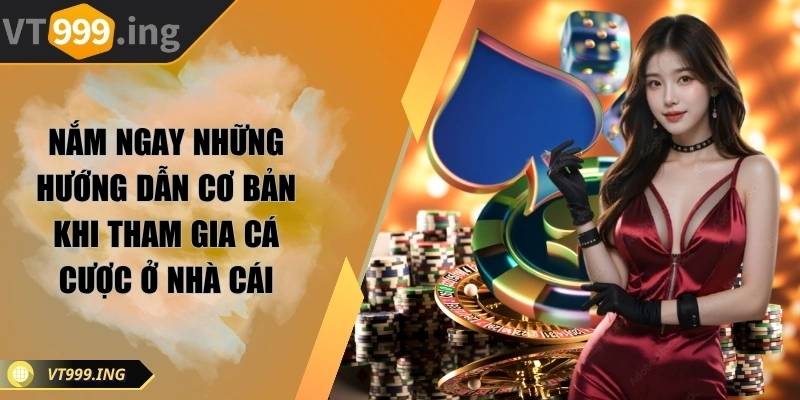 Nắm ngay những hướng dẫn cơ bản khi tham gia cá cược ở nhà cái